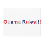 obama rules postcards