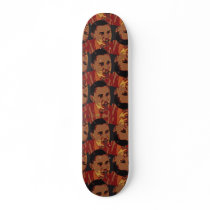 Obama Rusty Motif Skateboard