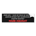 Obama said, “I could not realize my individual ... Bumper Stickers