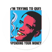 Obama Says: I'm Trying To Quit stickers