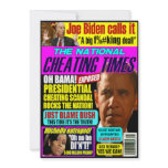 Obama Scandal Greeting Card Personalized Invite