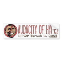 Obama Scares Me Bumper Sticker 