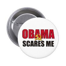 Obama Scares Me Button
