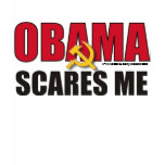 Obama scares me - Customized t-shirts