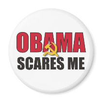 Obama Scares Me magnets