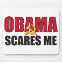 Obama Scares Me mousepads