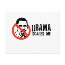 OBAMA SCARES ME postcards