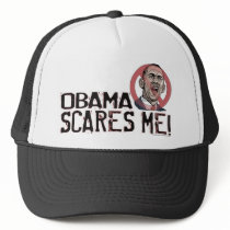 Obama Scares Me Shirts and Gear Mesh Hat