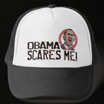 Obama Scares Me Shirts and Gear hats