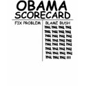 Obama-Spielstandskarte t-shirts
