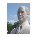Obama Sculpture Postcard