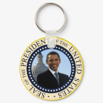Obama Seal Blue keychains by Websprinter Obama Seal Blue keychains