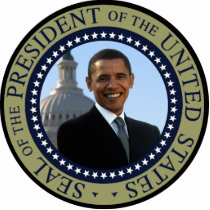 Obama Seal Blue Photo Sculpture photo sculptures by Websprinter Obama Seal Blue Photo Sculpture photo sculptures