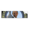 Obama Seal Gold bumper stickers by Websprinter Obama Seal Gold bumper stickers