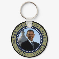 Obama Seal Gold keychains by Websprinter Obama Seal Gold keychains