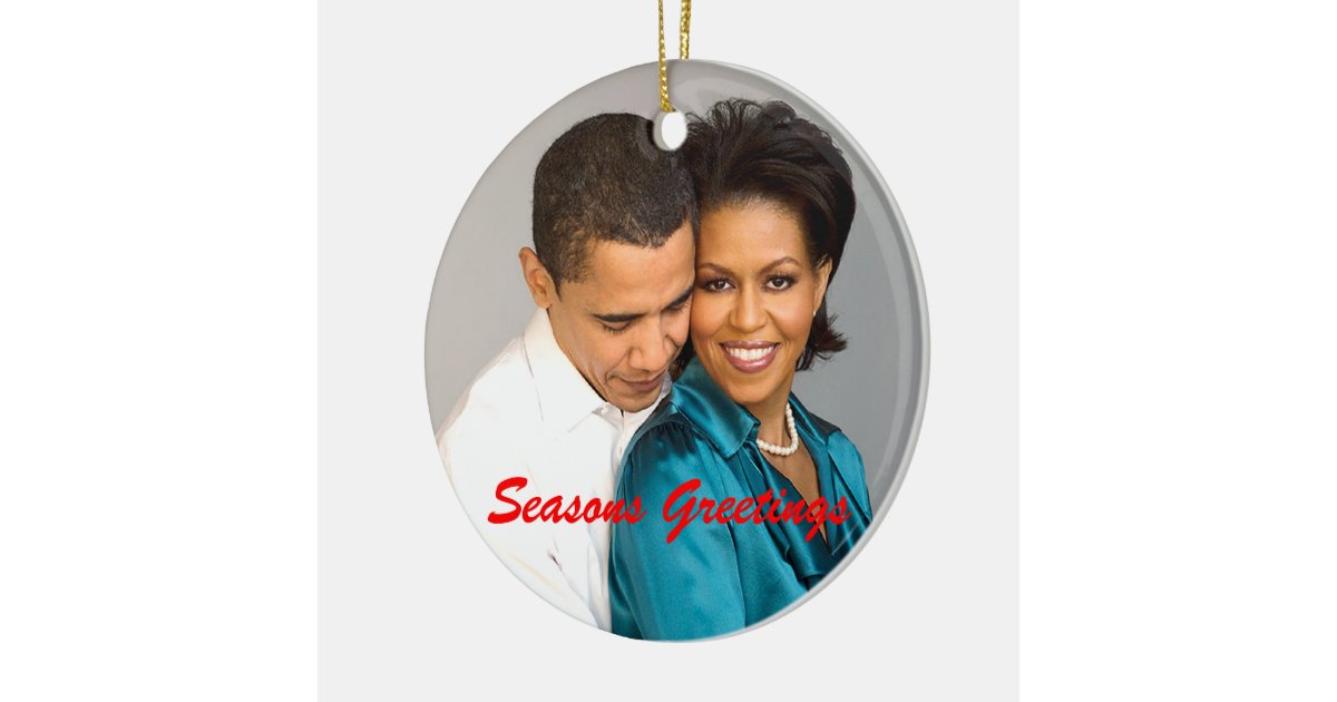 Obama Christmas Ornament 