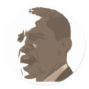 Obama Sepia Tone Portrait Sticker Sheet by irregulargoods Obama Sepia Tone Portrait Sticker Sheet