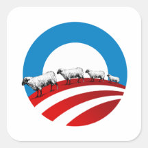 Obama Sheep Sticker