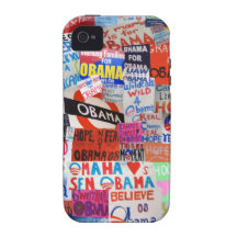Obama Sign Collage iPhone Case iPhone 4/4S Covers