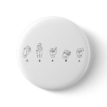 Obama (Sign Language) buttons by CelebrationZazzle Obama (Sign Language) buttons