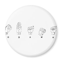 Obama (Sign  Language) magnets