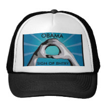 OBAMA, SIGN OF ENTRY hats