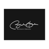 Obama Signature Post Card