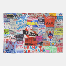 Obama: Signs of Hope Kitchen Towels
