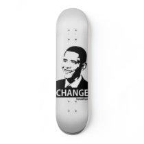 Obama skateboards