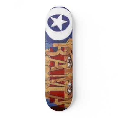 Obama Skateboard Deck by elfyboy