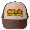 Obama Skinny but Tough Trucker Hat by rudepolitics Obama Skinny but Tough Trucker Hat