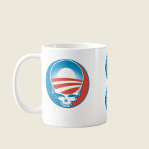 Obama Skull Mug mugs
