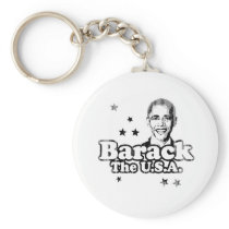 Obama Slogan Barack the USA Faded.png keychains