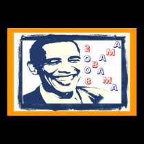Obama Smile Poster posters by elfyboy Obama Smile Poster posters