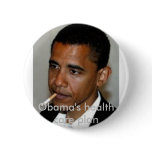 obama_smoking, Obama's health care plan Buttons