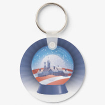 obama snow globe keychains