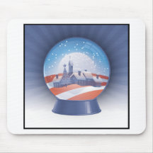 obama snow globe mouse pads
