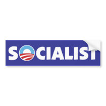 Obama Socialist Bumper Sticker