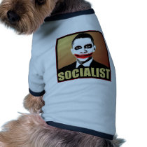 Obama Socialist Pet Tshirt
