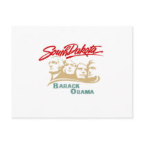 Obama South Dakota Postcard by samappleby Obama South Dakota Postcard