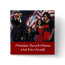 Obama Souvenir Square Button