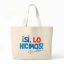 Obama Spanish Yes We Did Inauguration bags by obamashirtstop Obama Spanish Yes We Did Inauguration bags
