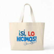 Obama Spanish Yes We Did Inauguration bags