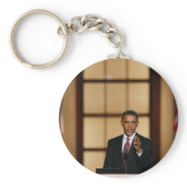 Obama-Speech Keychain