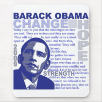 Obama Speech mousepads