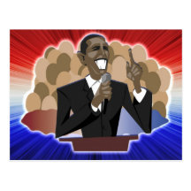 Obama Speech Postcard