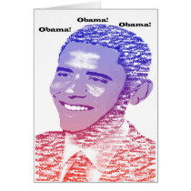 Obama Spirit Greeting Card