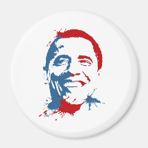 Obama splat fridge magnets