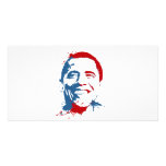Obama splat custom photo card
