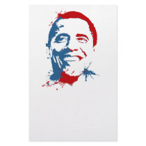 Obama splat stationery
